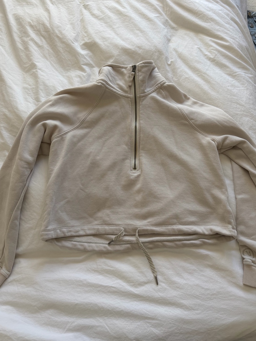 Vuori Half-Zip Crop Sweatshirt